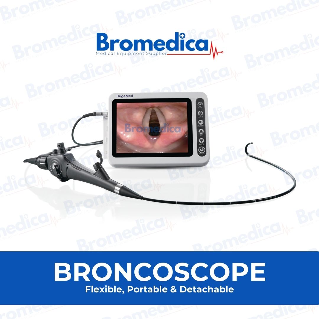 Hugemed Adult Flexible Video Bronchoscope Reusable (Diagnose the cause of lung and airway problems)